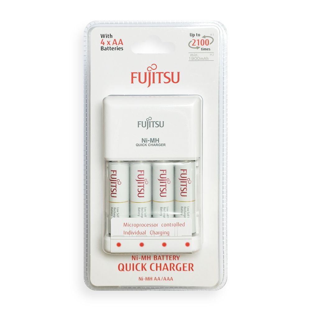 Máy Sạc Fujitsu - FCT 344CEFX(CL) - 2hr - 4xAA 2000mAh