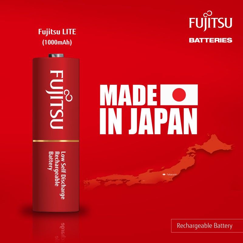 Pin  Sạc Fujitsu - HR-3UTLA (4B) - AA 1000mAh 