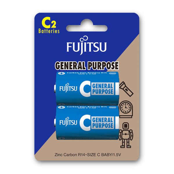  Pin Fujitsu R14(2B)F-GP_SIZE C CARBON ZINC BATTERY 
