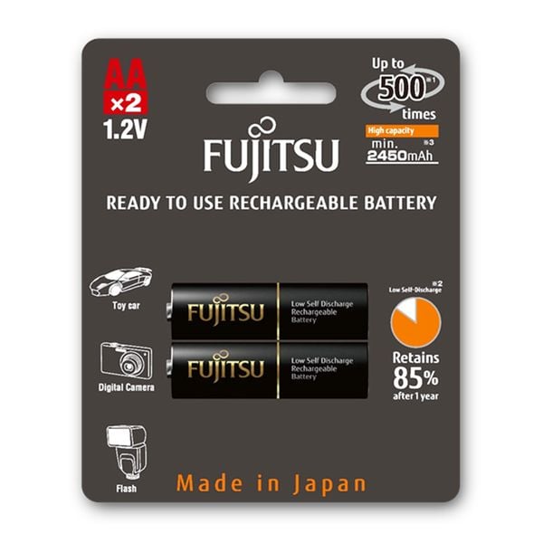  Pin Fujitsu HR-3UTHCEX(2B) - AA2450mAh RECHARGEABLE BATTERY 