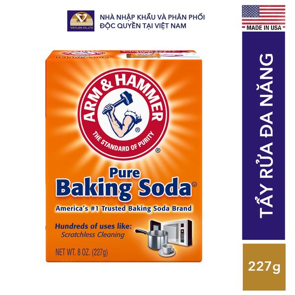  BỘT TẨY RỬA ĐA NĂNG BAKING SODA ARM&HAMMER 227G 