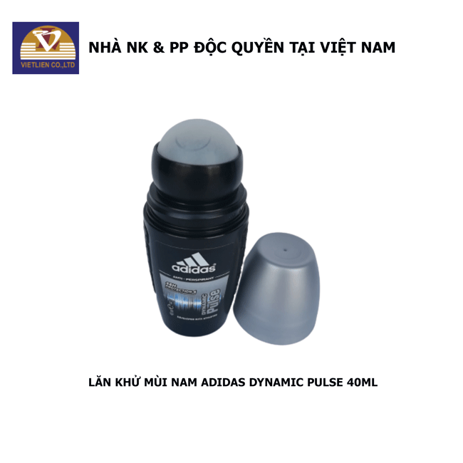 COMBO Lăn Khử Mùi Nam Adidas Dynamic Pulse 40ml + Sữa Tắm Gội Toàn Thân Nam Adidas Ice Dive 250ml