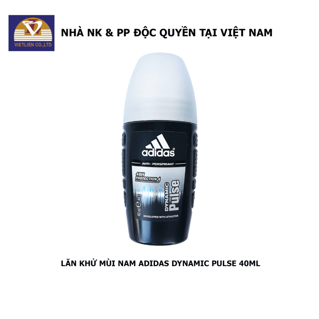  COMBO Lăn Khử Mùi Nam Adidas Dynamic Pulse 40ml + Sữa Tắm Gội Toàn Thân Nam Adidas Ice Dive 250ml 