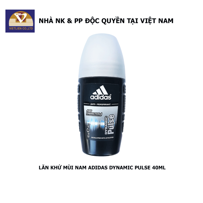  COMBO Lăn Khử Mùi Nam Adidas Dynamic Pulse 40ml + Xịt Khử Mùi Toàn Thân Nam Adidas Dynamic Pulse 150ml 