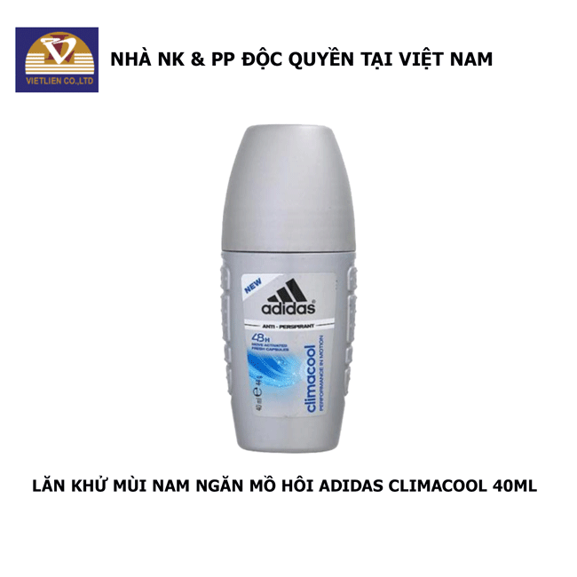  COMBO Lăn Khử Mùi Nam Ngăn Mồ Hôi Adidas Climacool 40ml + Sữa Tắm Gội Toàn Thân Nam Adidas Ice Dive 250ml 