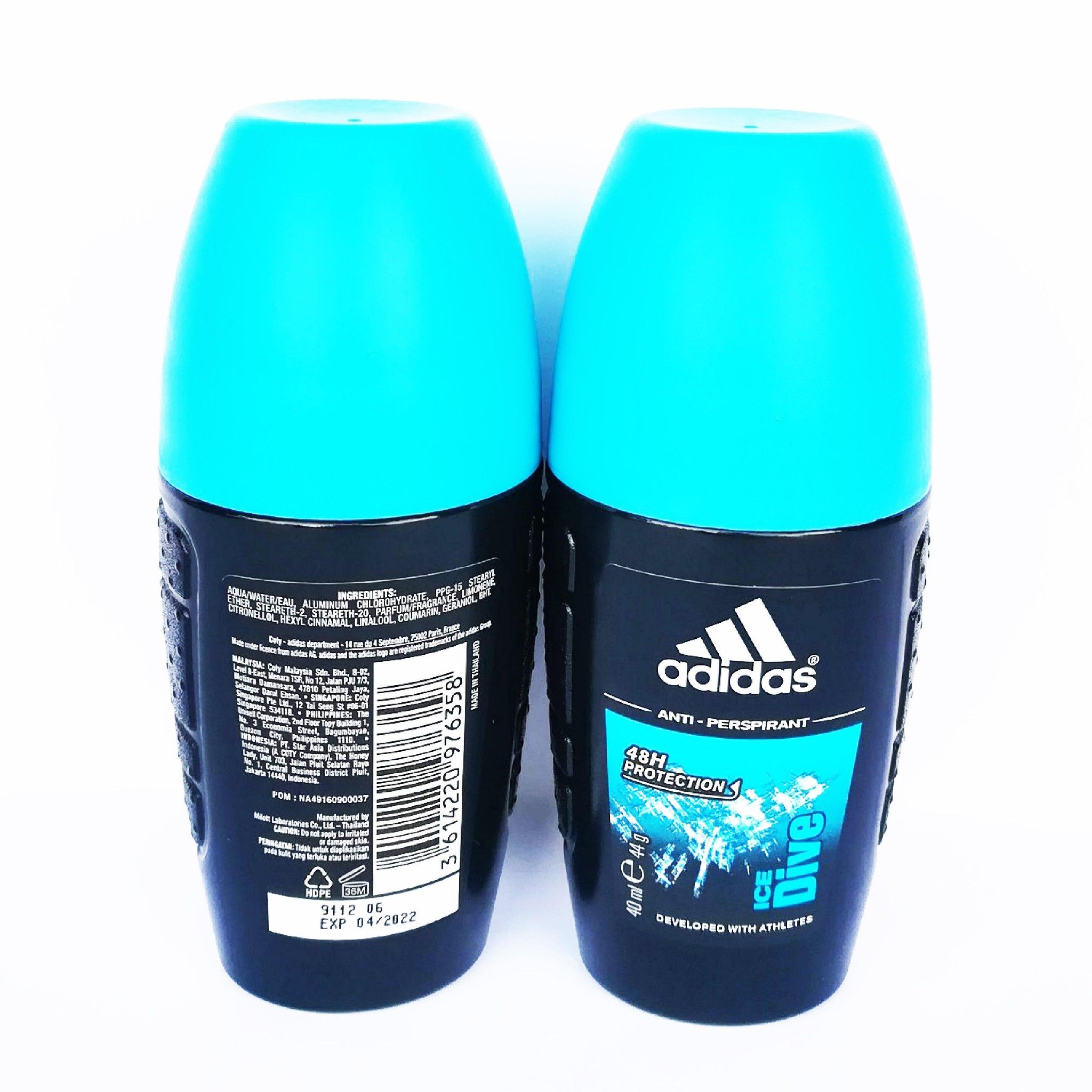 Lăn Khử Mùi Nam Ngăn Mồ Hôi Adidas Ice Dive 40ml