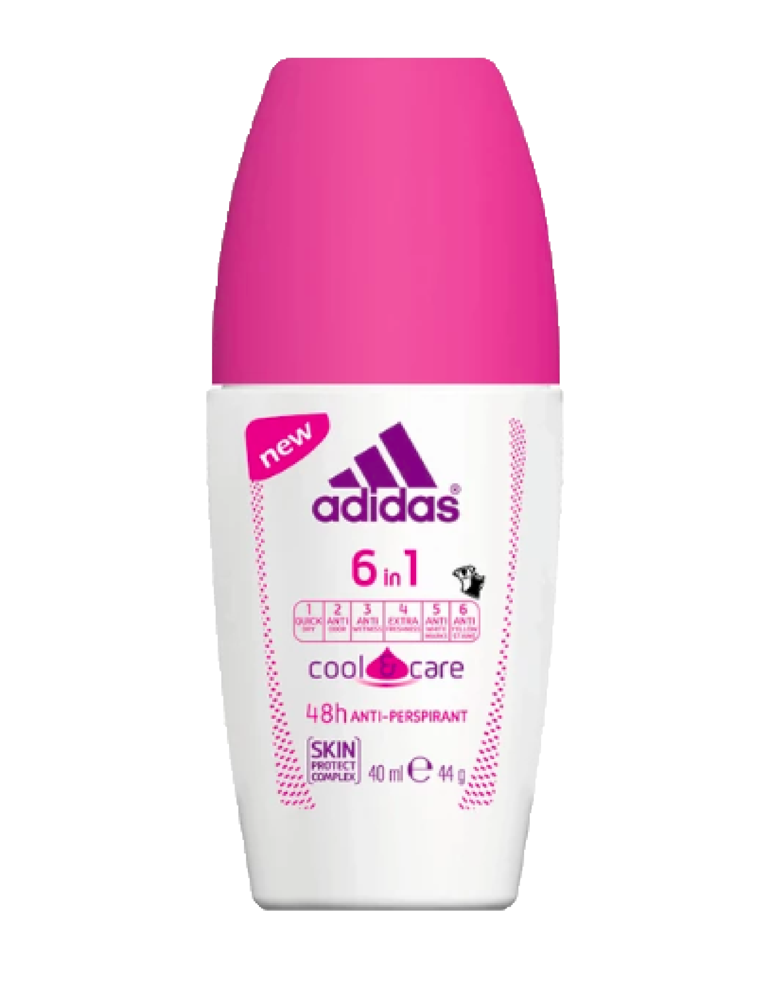 Lăn Khử Mùi Nữ Ngăn Mồ Hôi Adidas 6 in 1 - 40ml