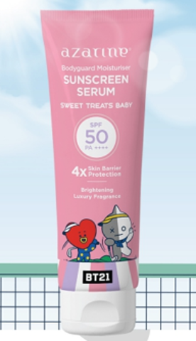 Gel dưỡng ẩm chống nắng toàn thân - Azarine Sunscreen Sweet Treats Baby - SPF 50 - 100ml