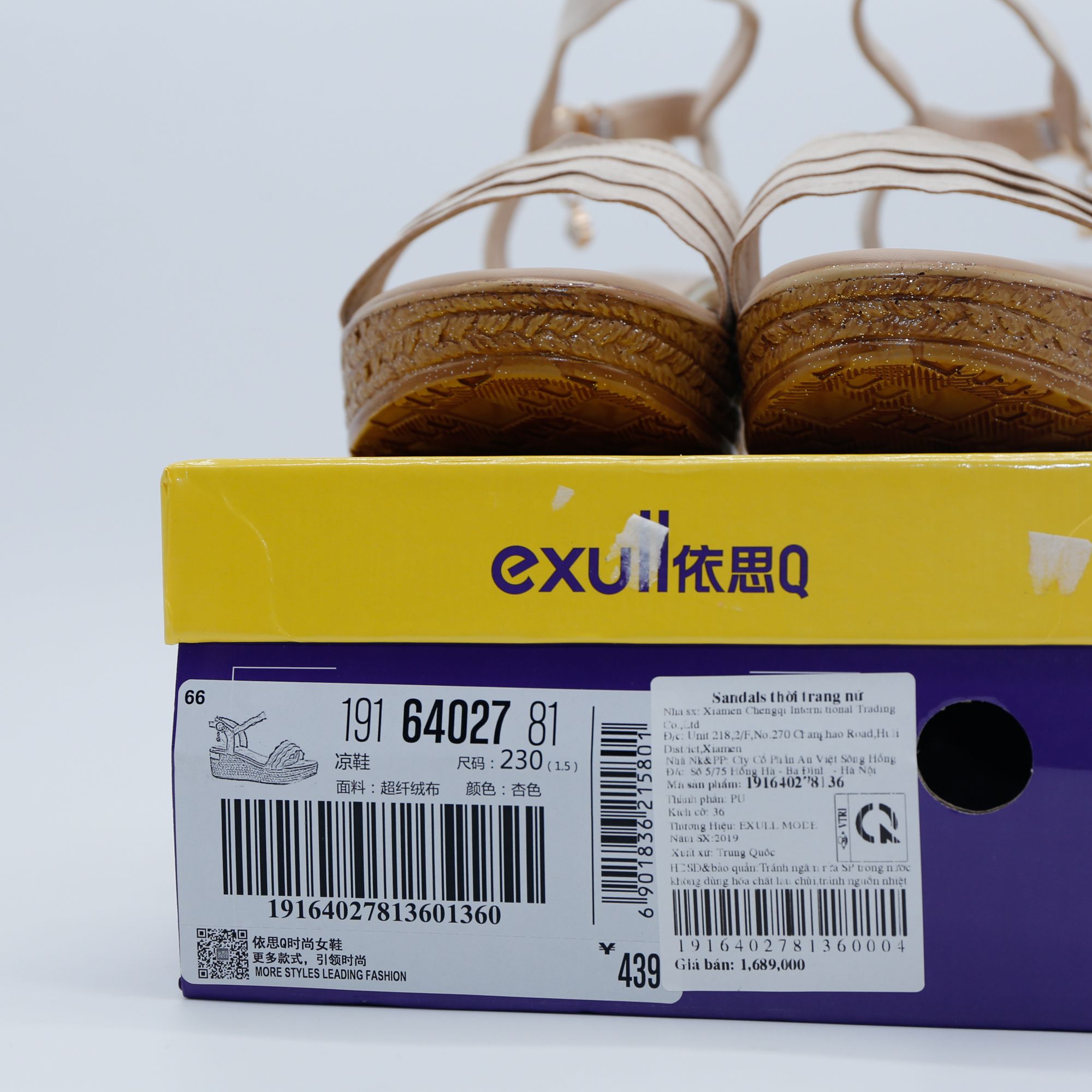 Sandals nữ Exull Mode 1916402781