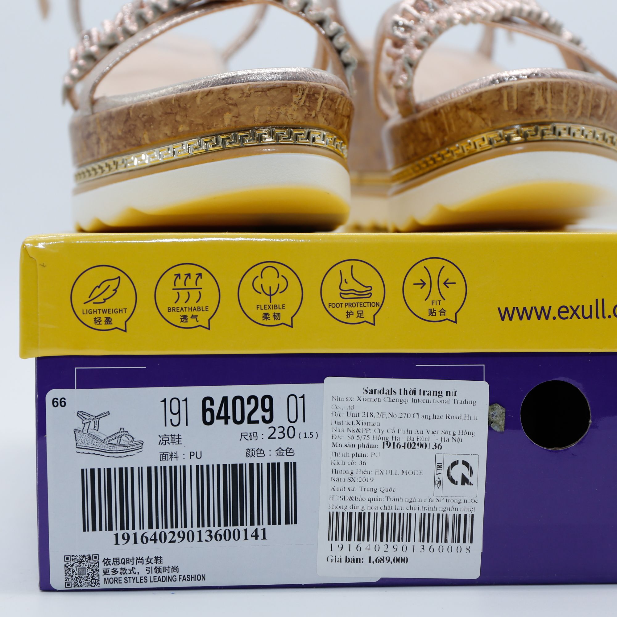 Sandals nữ Exull Mode 1916402901