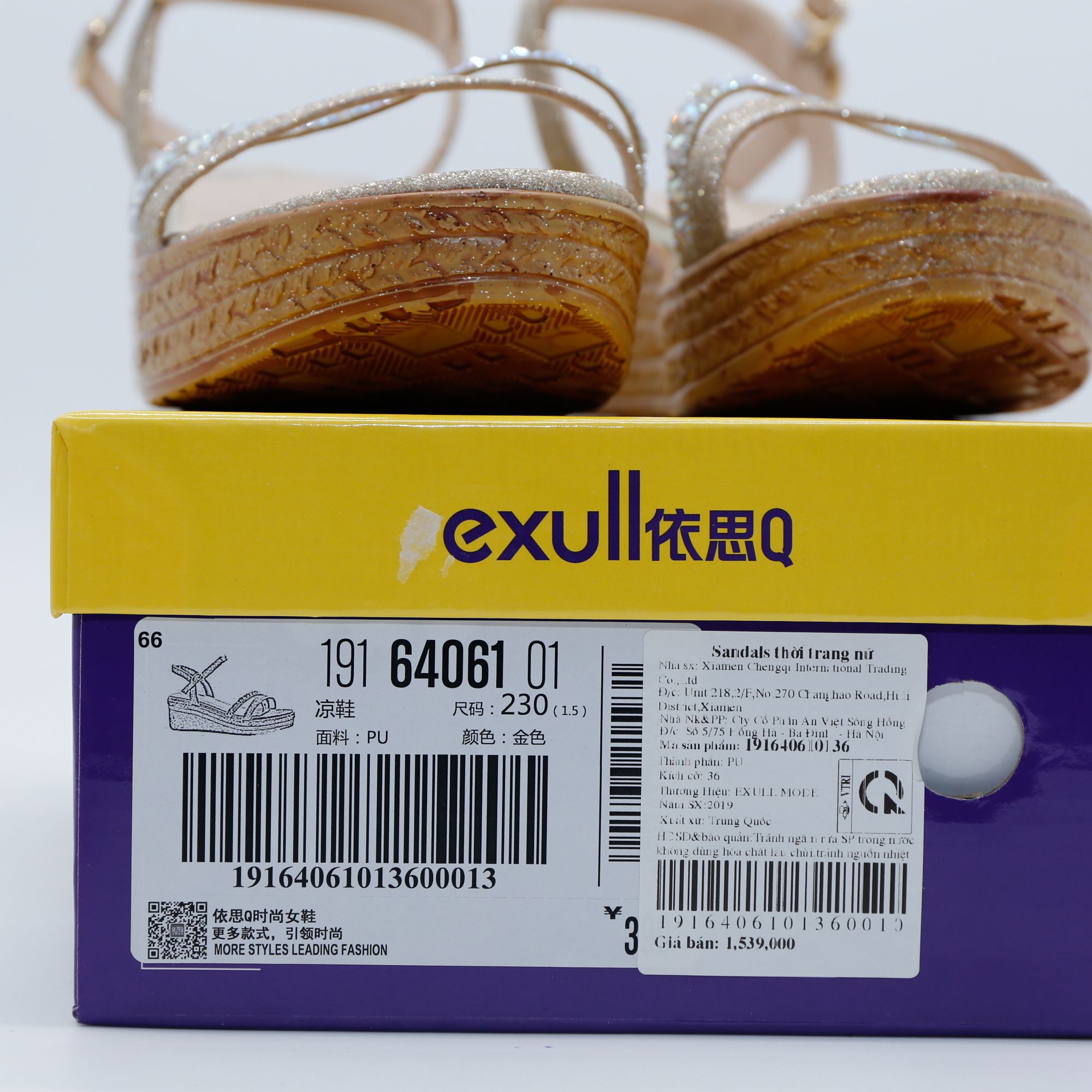 Sandals nữ Exull Mode 1916406101