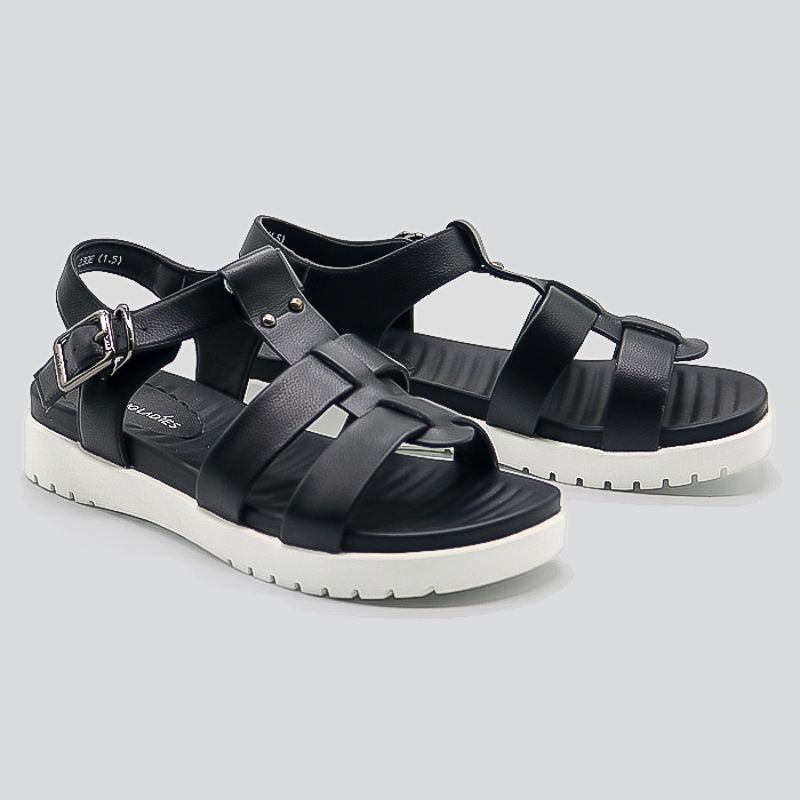 Giày sandal nữ AOKANG màu đen 172831052