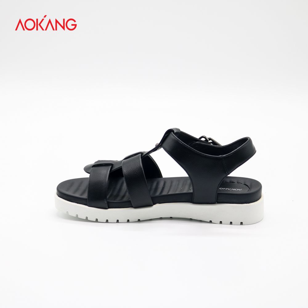 Giày sandal nữ AOKANG màu đen 172831052