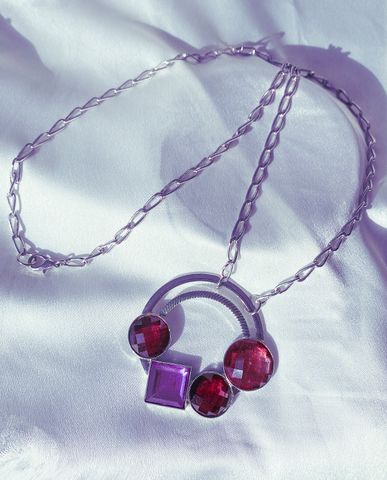 Dây chuyền bạc vòng cổ pha lê nữ trang đẹp phụ kiện cao cấp | Thời trang thiết kế Hity