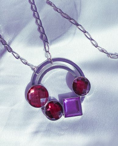 Dây chuyền bạc vòng cổ pha lê nữ trang đẹp phụ kiện cao cấp | Thời trang thiết kế Hity