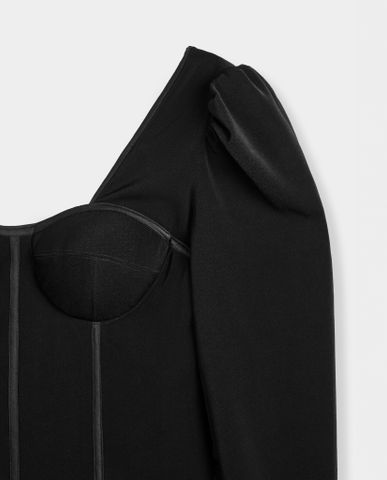 Đầm ôm bodycon đầm mini đen đi tiệc đi chơi | Thời trang thiết kế nguyên bản Hity