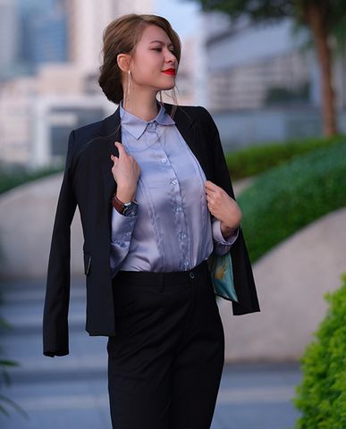 Áo khoác Blazer áo vest nữ áo blazer đen áo khoác cao cấp | Thời trang thiết kế Hity