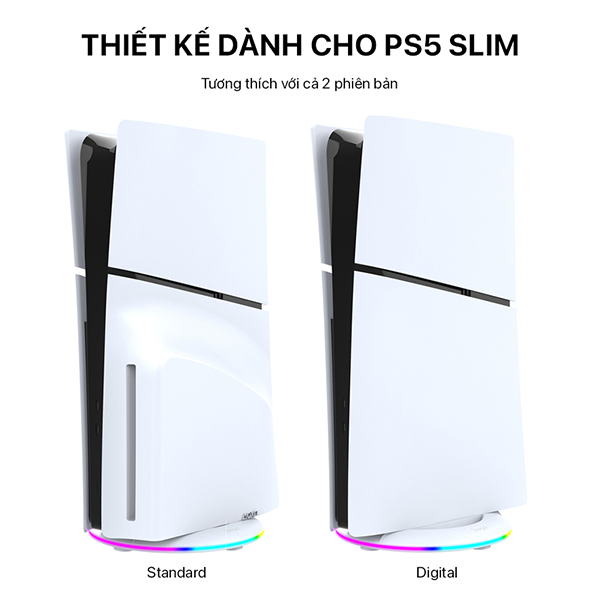 Đế đứng đèn LED RGB cho PlayStation 5 Slim/Slim Digital IPEGA PG-P5S025S