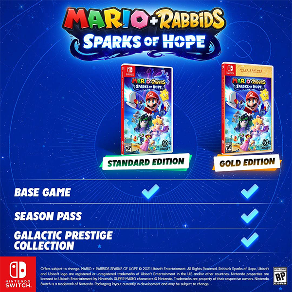 game Nintendo Switch Mario + Rabbids Sparks Of Hope – Gold Edition