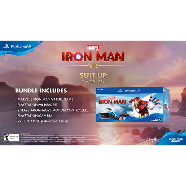 Kính PlayStation VR version 2 Marvel's Iron Man Bundle