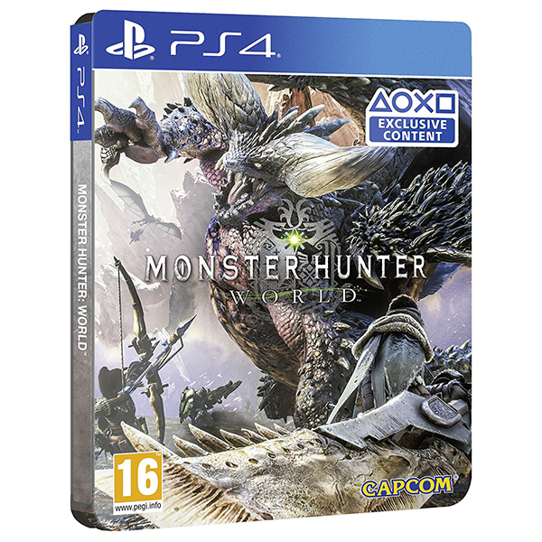 Monster Hunter World Steelbook Edition cho máy PS4
