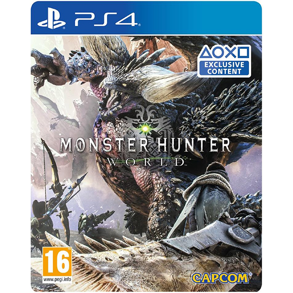 Monster Hunter World Steelbook Edition cho máy PS4