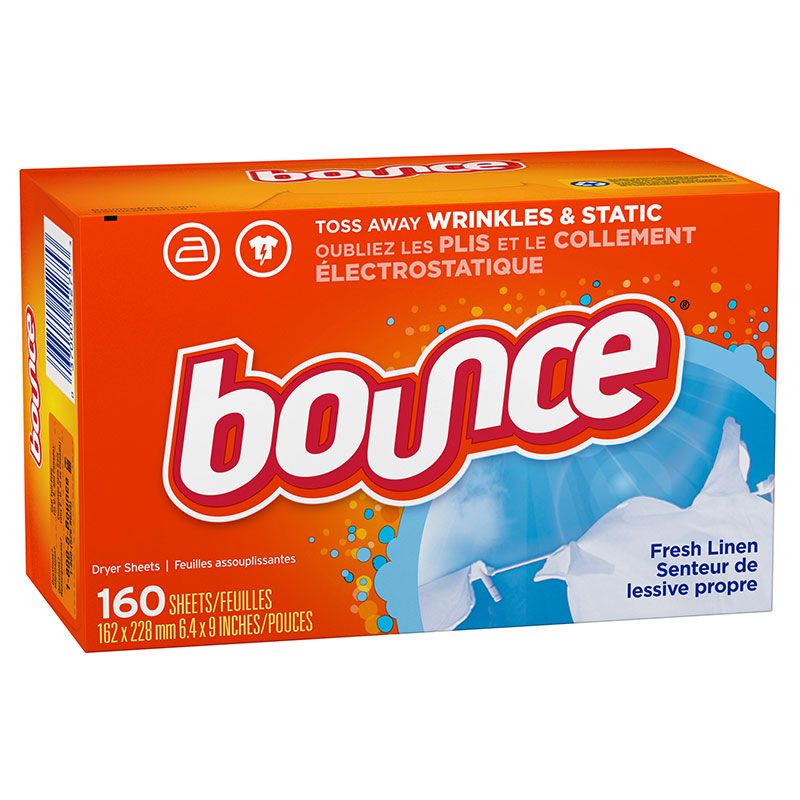 Giấy thơm sấy quần áo Bounce USA (160 tờ)