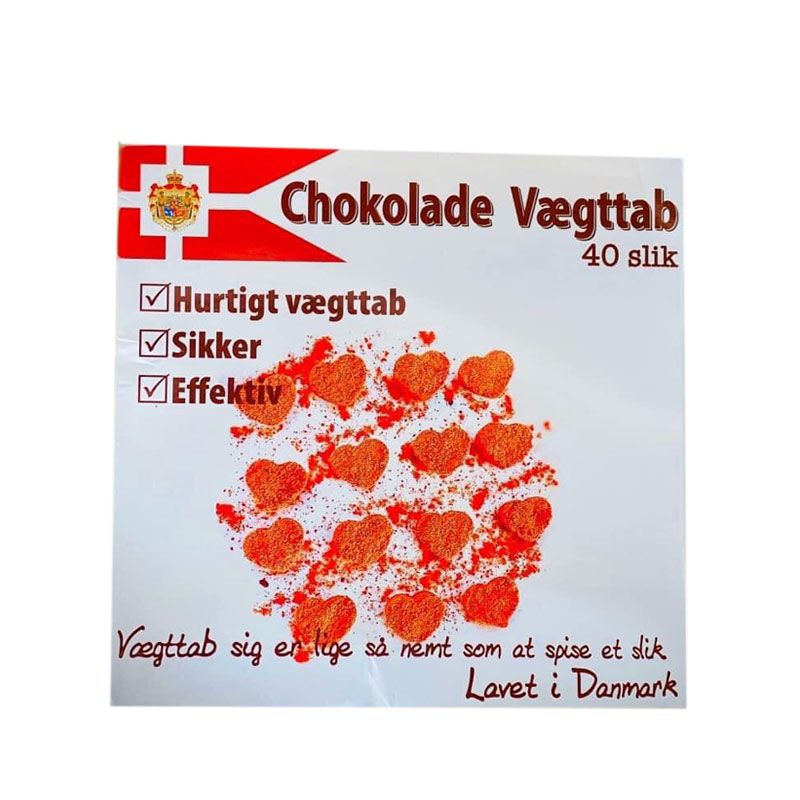 Kẹo giảm cân đan mạch veagttab Chokolad