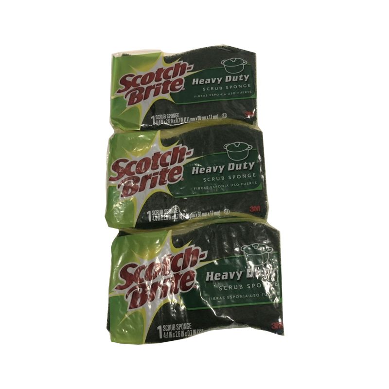 Miếng rửa chén Scotch Brite hàng Mỹ (Set 3 miếng)