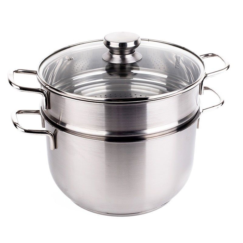 Nồi xửng inox 3 đáy 28 cm Five Star FS-X283DG