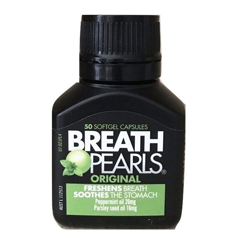 Viên uống thơm miệng Breath Pearls Úc