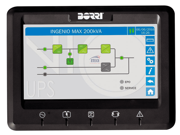 BỘ LƯU ĐIỆN UPS BORRI INGENIO MAX 200kVA-500kVA 3:3 PHA