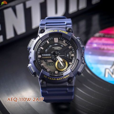 ĐỒNG HỒ CASIO AEQ-110W-2AJF DÒNG STANDARD