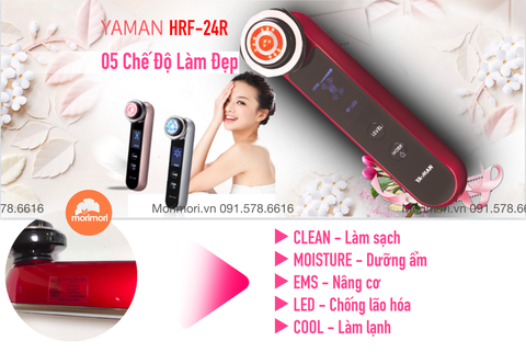 MÁY NÂNG CƠ, CHỐNG LÃO HÓA CHĂM SÓC DA MẶT YAMAN HRF-24R RUBY