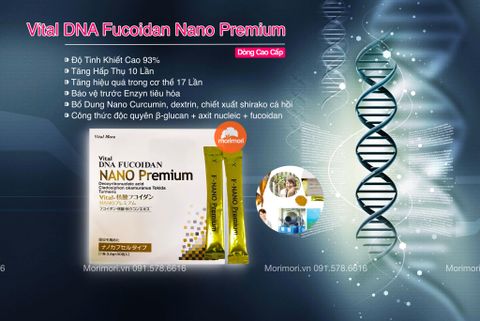 TẢO NANO VITAL DNA FUCOIDAN NANO PREMIUM 30G HÀM LƯỢNG CAO, HẤP THỤ TỐT - HỖ TRỢ ĐIỀU TRỊ UNG THƯ