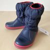 BỐT CROCS WINTER PUFF KIDS Navy/Red 14613-485