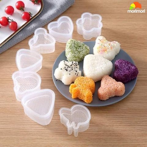 SET KHUÔN TẬP LÀM SUSHI CHO MẸ VÀ BÉ (7 KHUÔN)