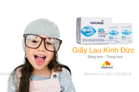 Hộp Giấy Lau Kính Visiomax Đức 52 miếng