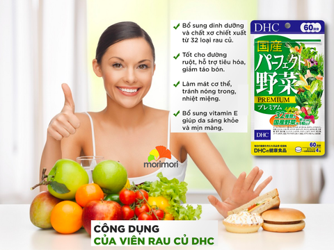 DHC PREMIUM BỔ SUNG 32 LOẠI RAU CỦ Nhật Bản