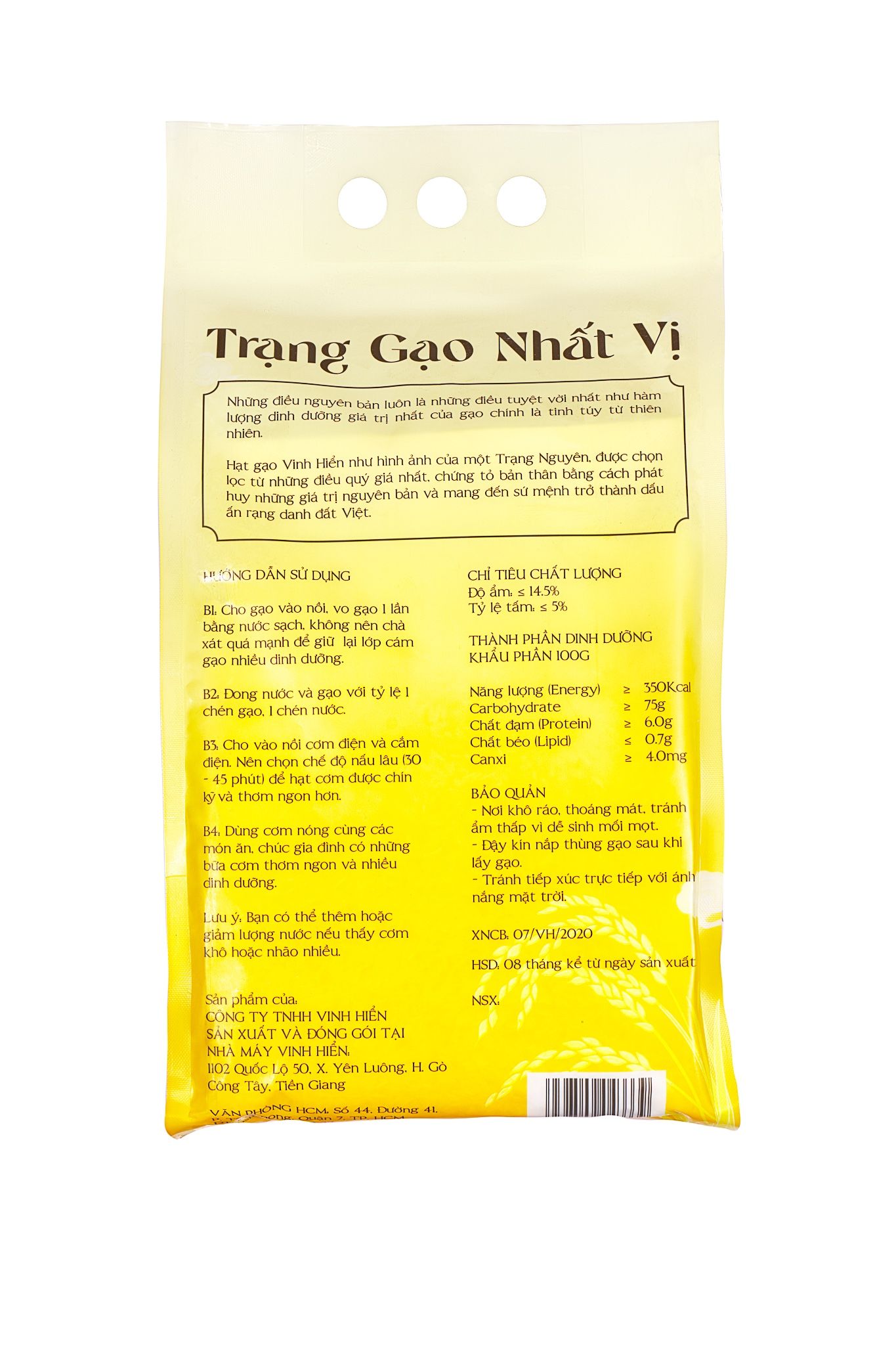 Trạng Gạo Nhất Vị Lúa Mùa Túi 5KG - Gạo Đặc Sản - Giống Lúa Dài Ngày (Thơm- Dẻo- Đậm Đà- Dễ Nấu)