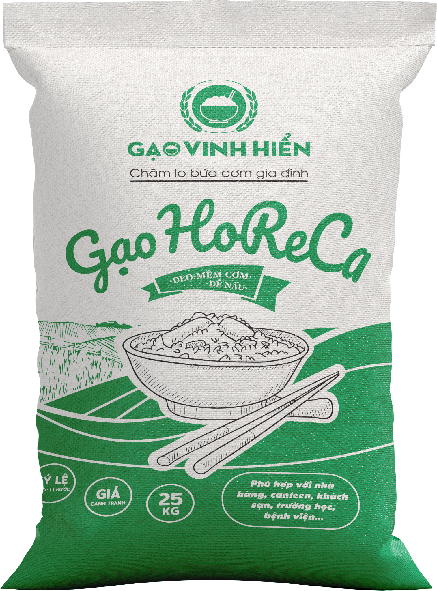  Gạo HoReCa Vinh Hiển túi 25kg 