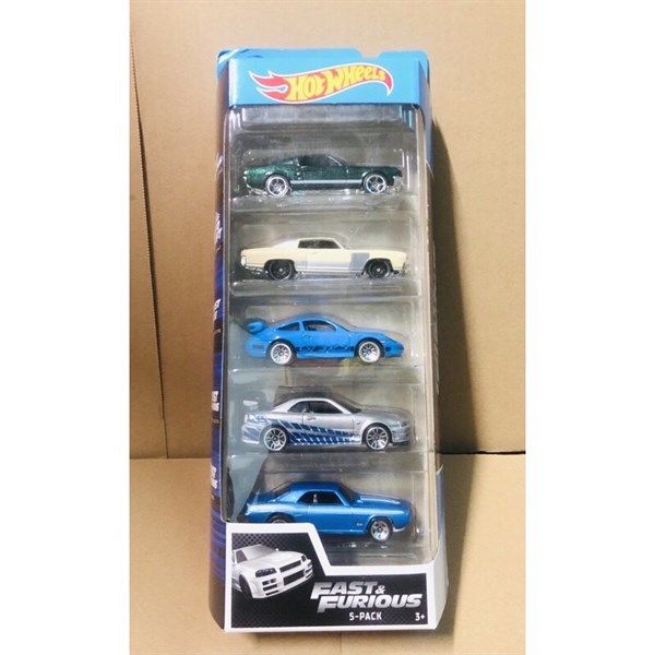 Hộp 5 xe Hotwheels Fast And Furious