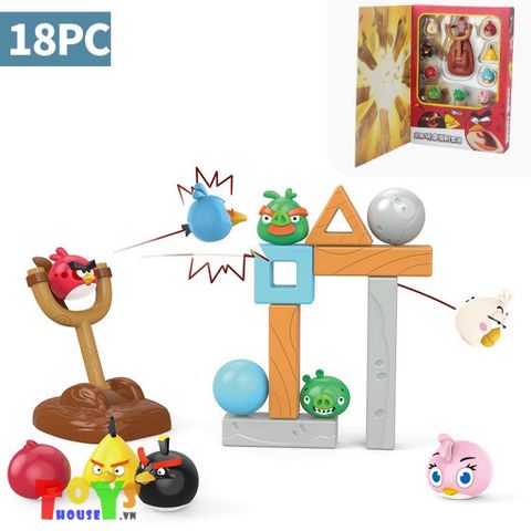  Hộp Đồ Chơi Angry Birds 18 Món 