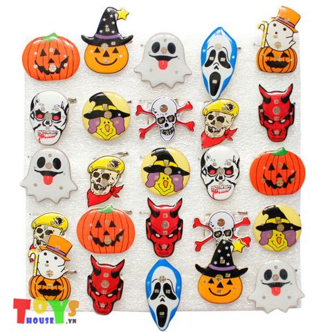 Đồ Chơi Hóa Trang Halloween Cài Áo Phát Sáng