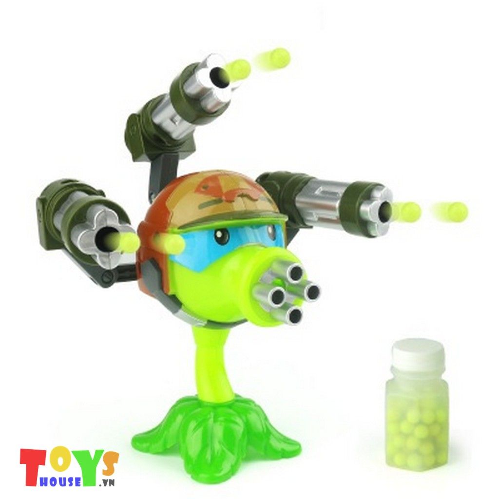 Đồ Chơi Plants VS Zombies Gatling Pea 4 Súng Máy