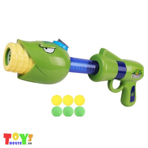 Bộ Súng Đồ Chơi Corn Cannon Dài Cùng 3 Hủ PVZ Tập Bắn 1 