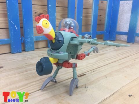 Đồ Chơi PvZ Zombie Robot Biến Hình Gà - Nhện 1 