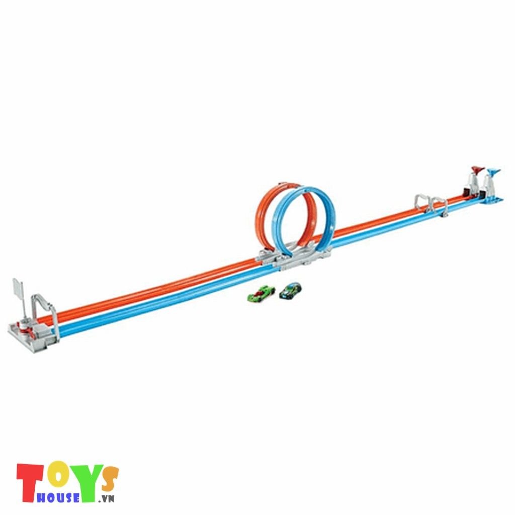 Bộ Đường Đua Xe Hot Wheels 2 Vòng Lượn Double Loop Dash