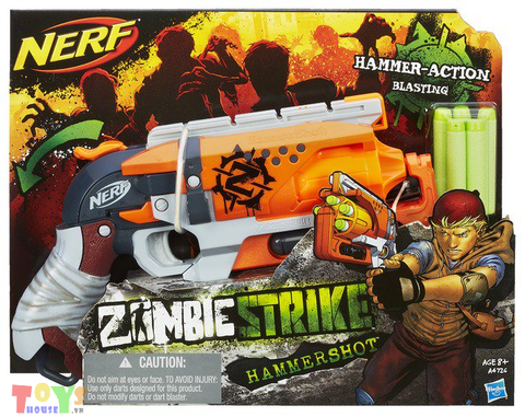  Súng Nerf Zombie Strike Hammershot 