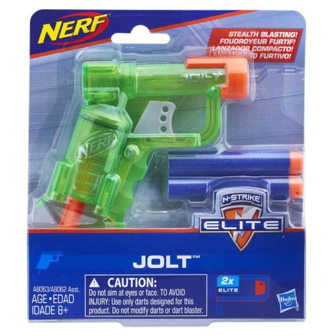 Súng Nerf Jolt xanh lá cây 